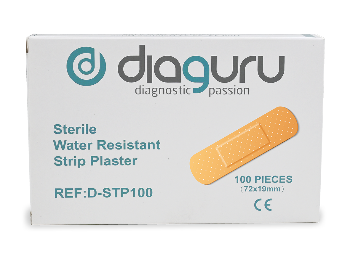 Diaguru Strip Plaster Waterproof Sterile Box/100